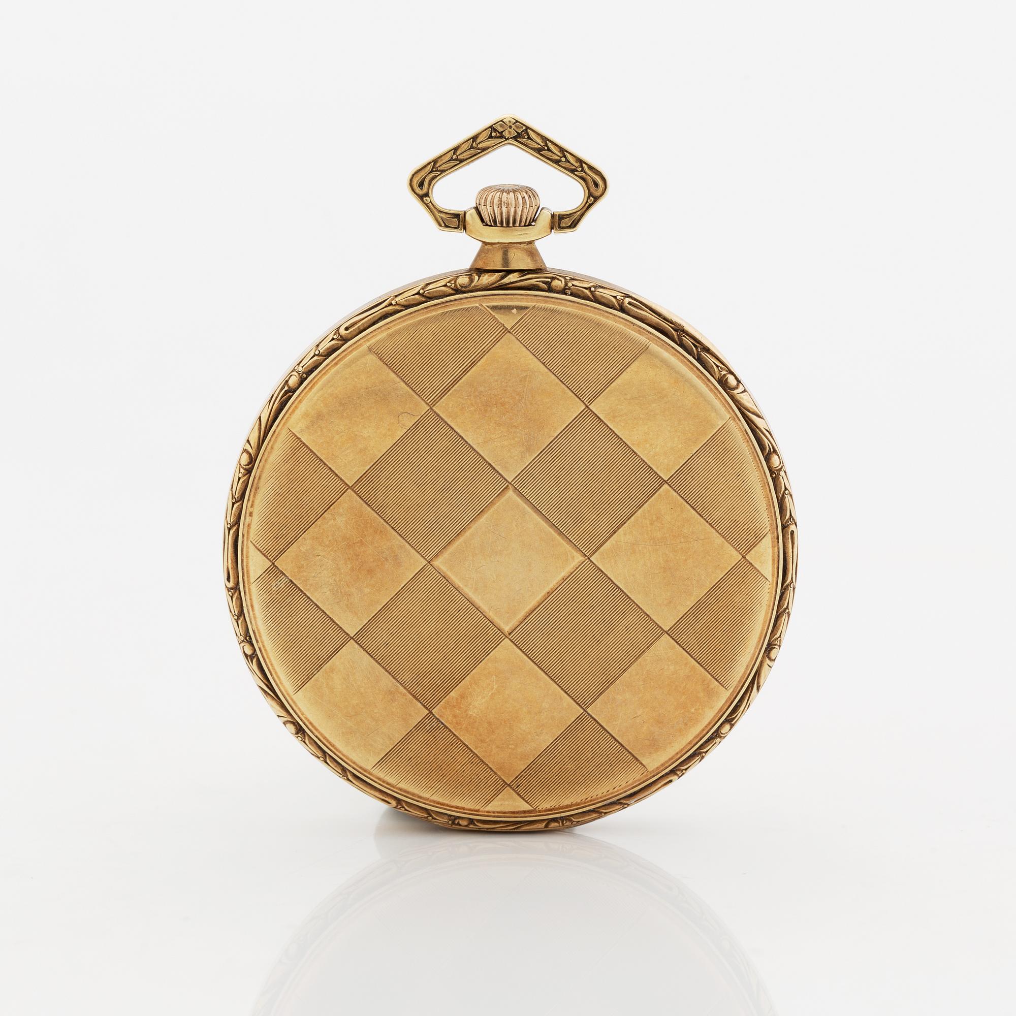 Movado, pocket watch, 46 mm.