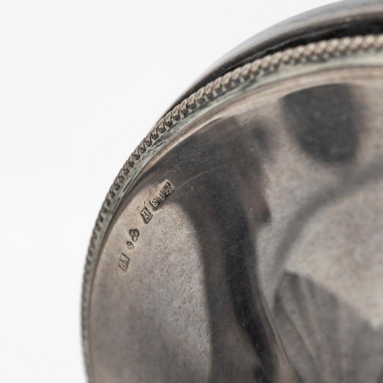 Candelsticks, a pair, silver, MGAB, 1960.