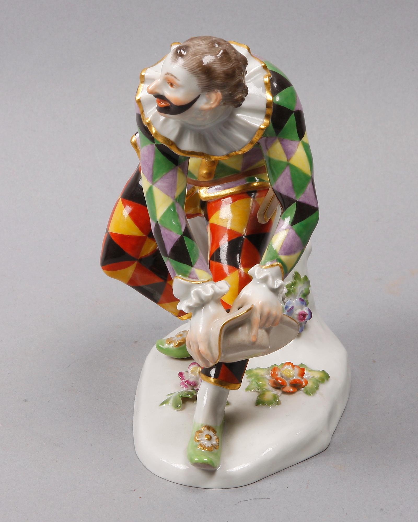 FIGURIN, porslin, Meissen. 1900-talets början.