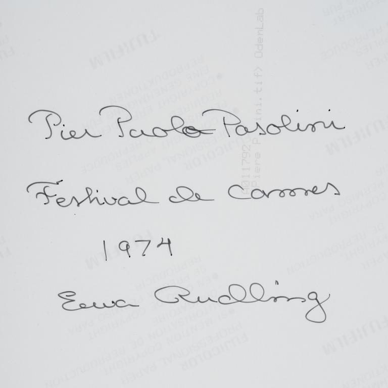 Ewa Rudling, "Pasolini, 1974".
