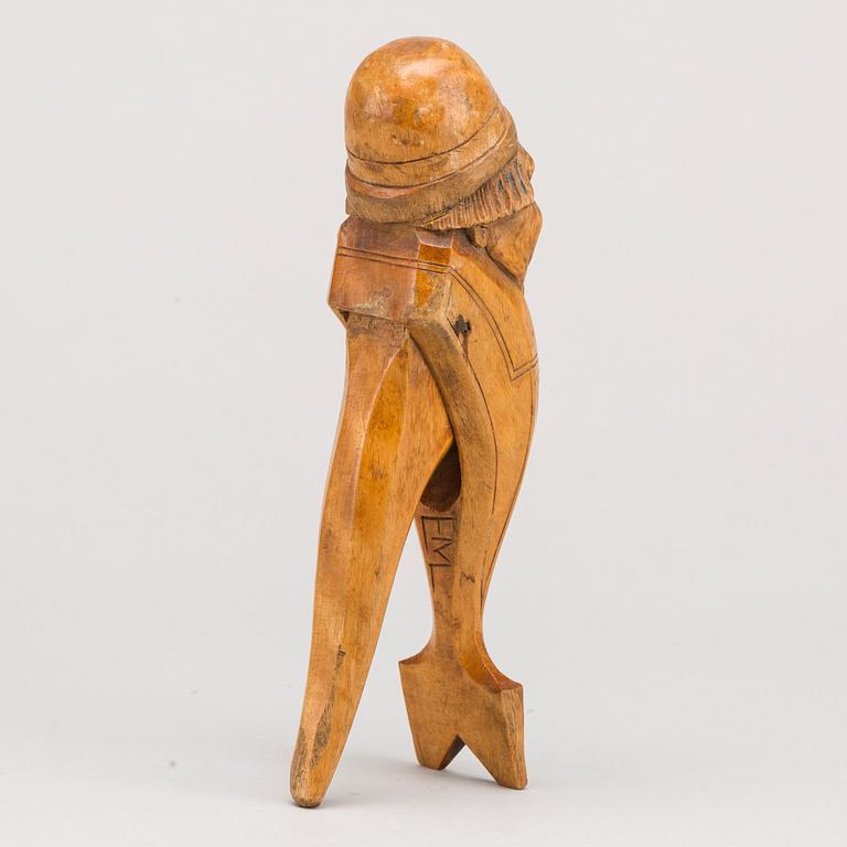 A wood nutcracker by Erik Lorentz Moliin.
