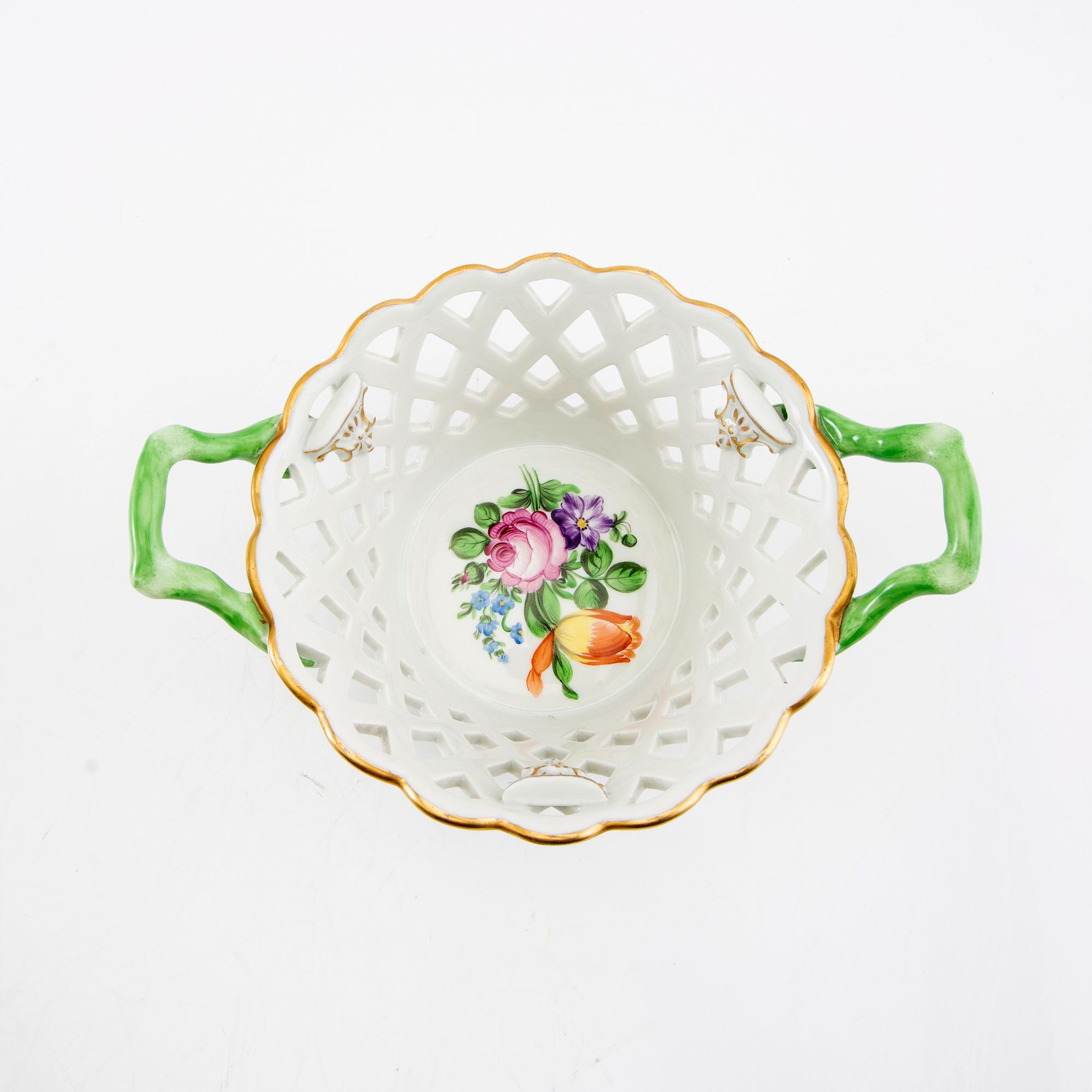 A collection of items from Herend Hungary 5 dlr Porcelain 20th century.