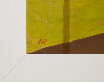 Dan Perrin, mixed media on panel, signed DP also signed and dated 2006 verso.