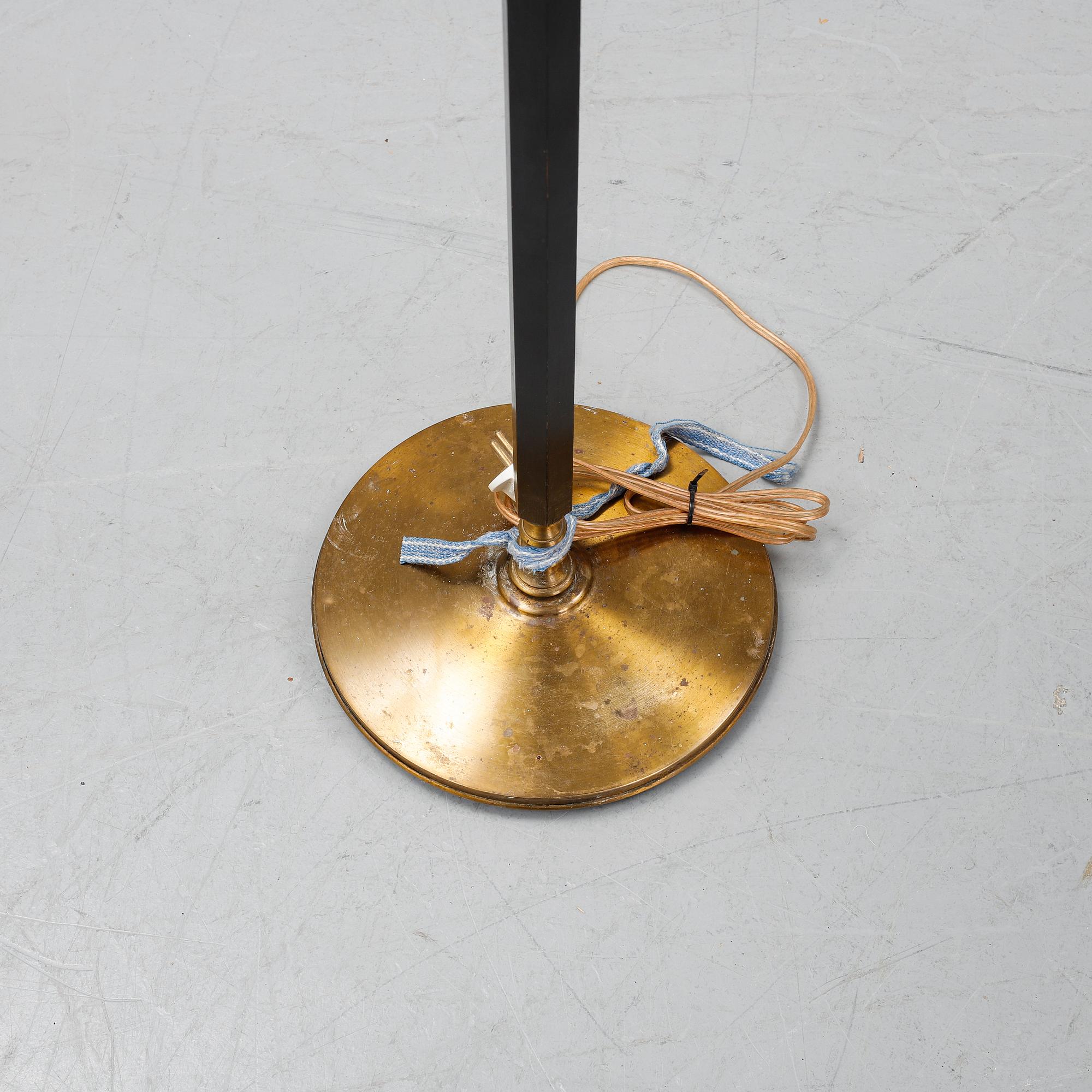 A Böhlmarks model 2755 floor light, 1920's/30's.