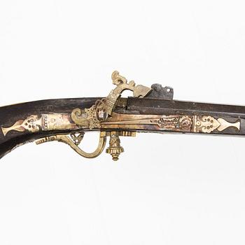 An Oriental decoration musket, 1800/1900s.