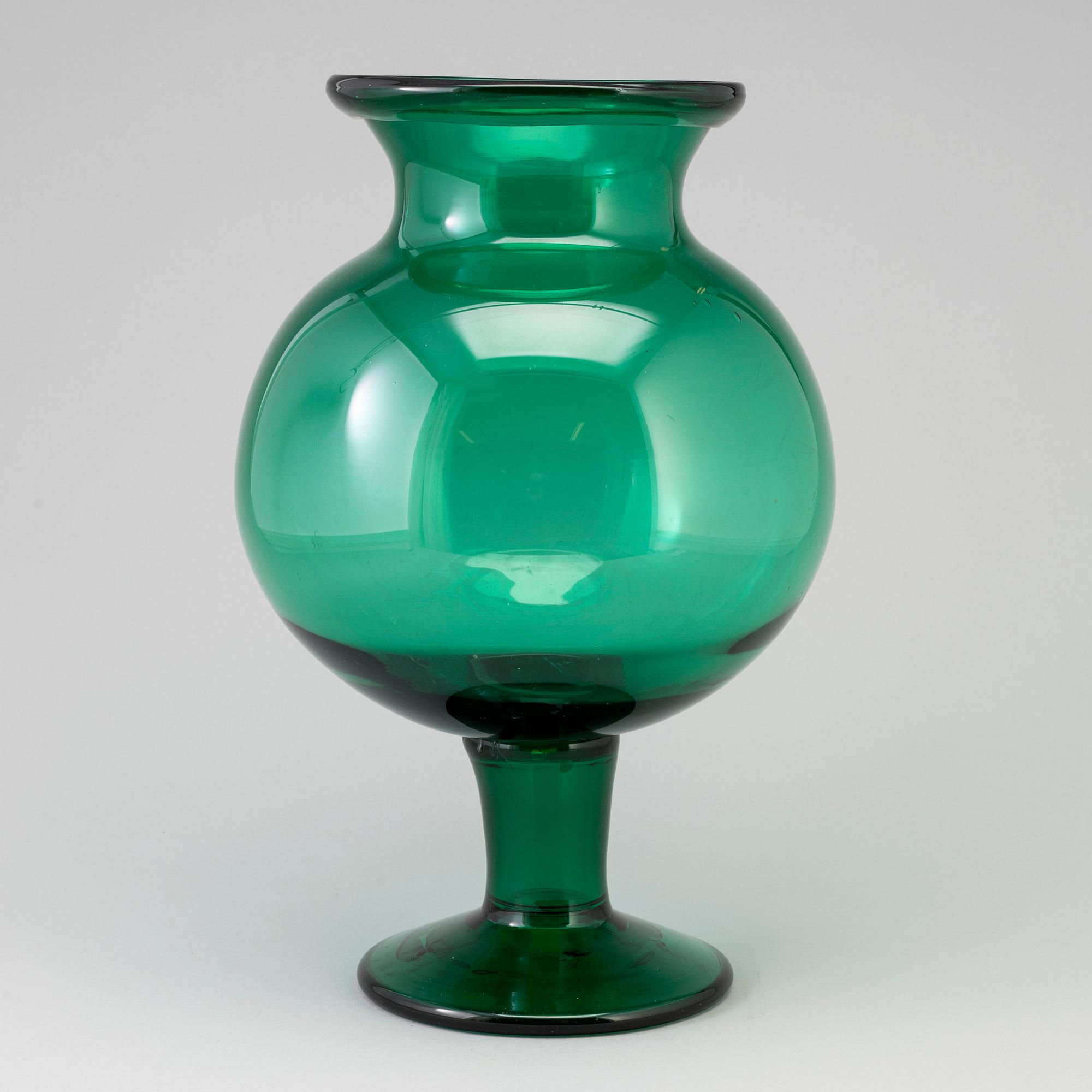 REIJMYRE, troligen, stor vas av glas, 1950-/60-tal.