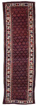 SEMI-ANTIQUE KURDISH RUNNER, probably. 326 x 102 cm.