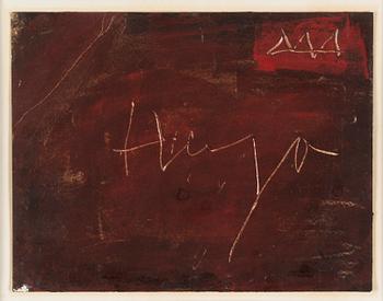 EDDIE FIGGE, gouache, signed.