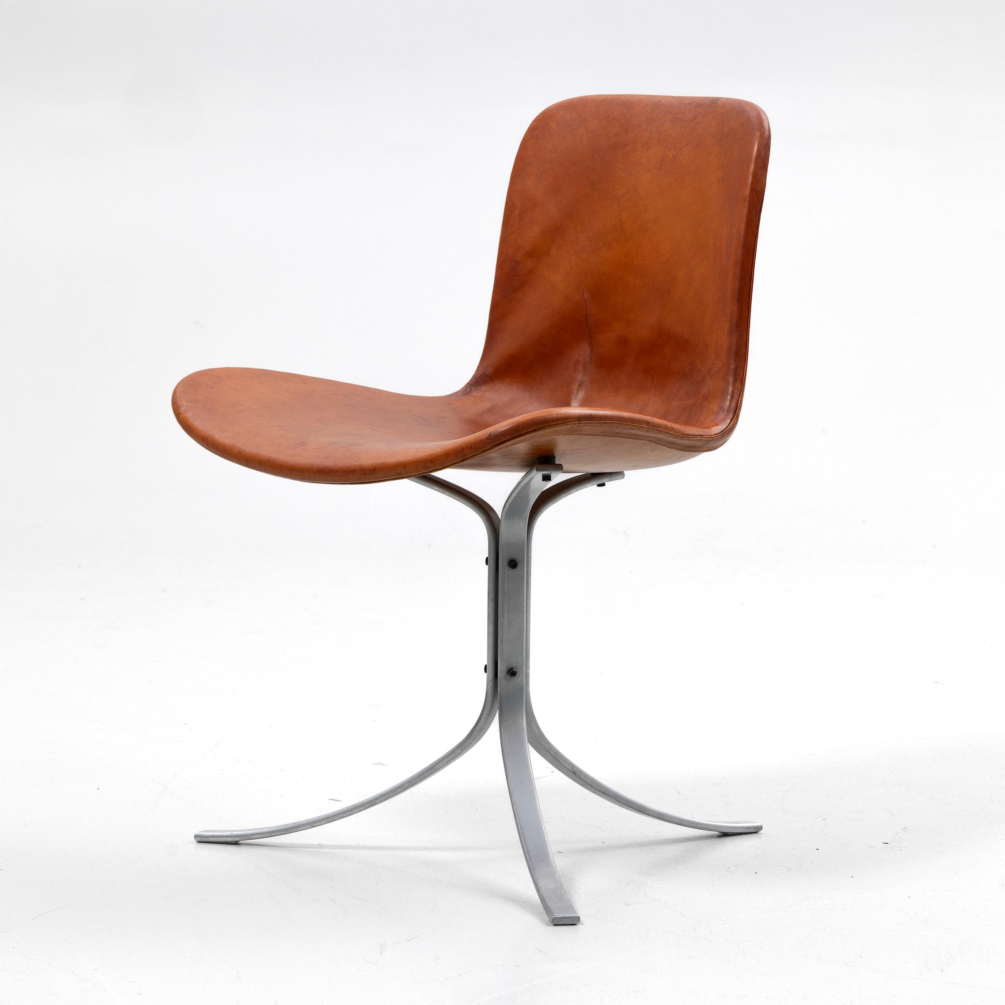 Poul Kjaerholm, stol, "PK9", E. Kold Christensen, Danmark, 1960-tal.