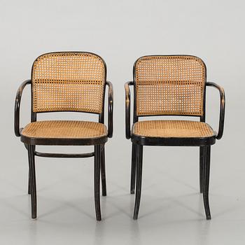 TWO OF BENTWOOD ARMCHAIRS, SECOND HALF OF 20TH CENTURY,