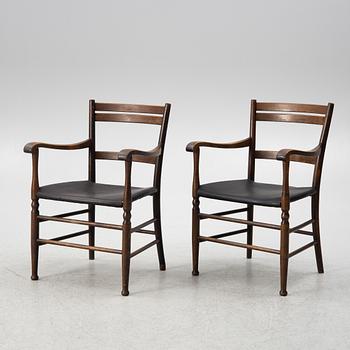 Gunnar Asplund, Armchairs, a pair, Gemla, designed for the Stockholm Exhibition 1930.