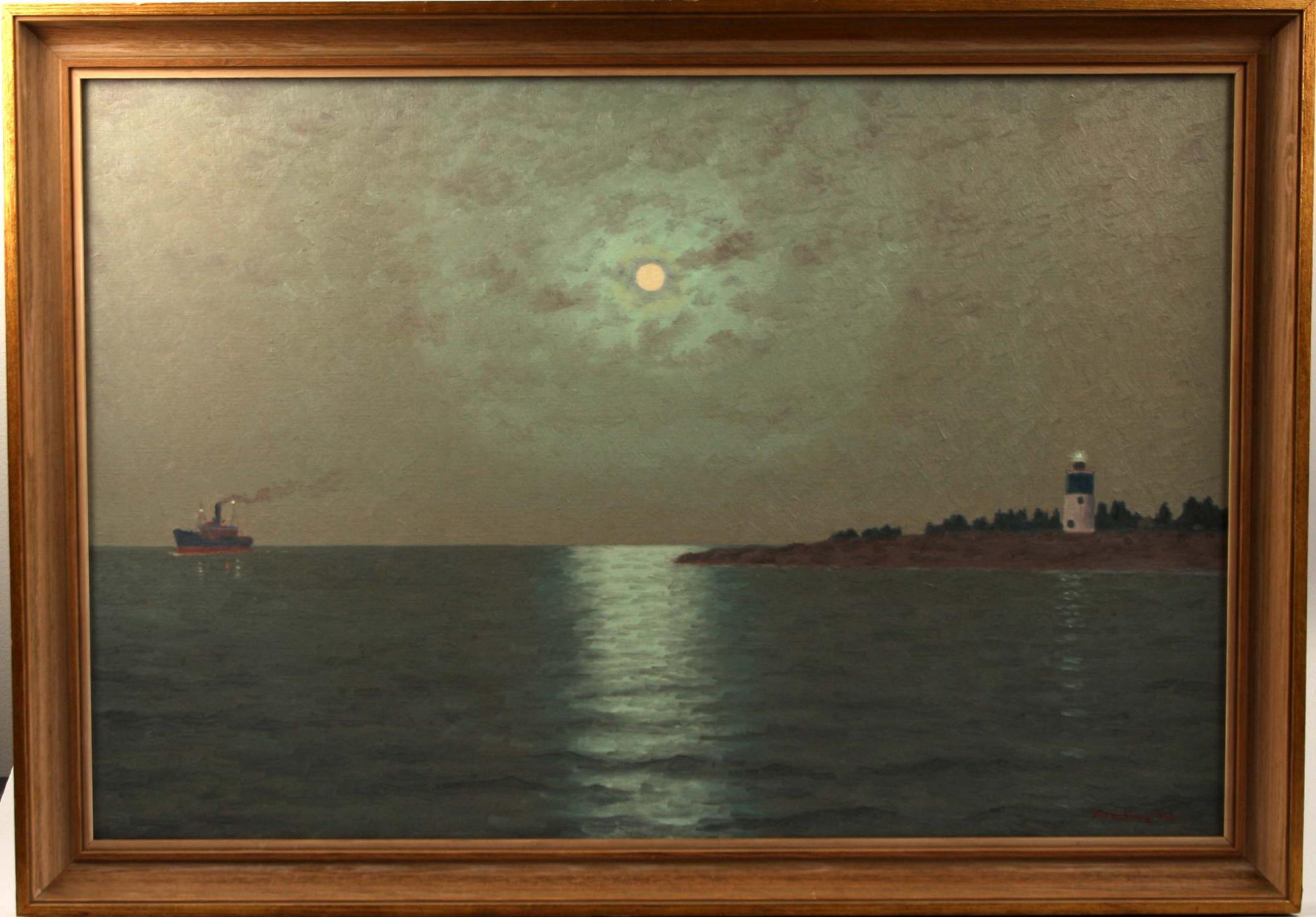 OTTO LINDBERG, olja på duk, sign och dat 1950.