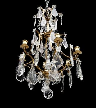 LJUSKRONA, barockstil, 1900-talets första hälft. Höjd ca 75 cm.