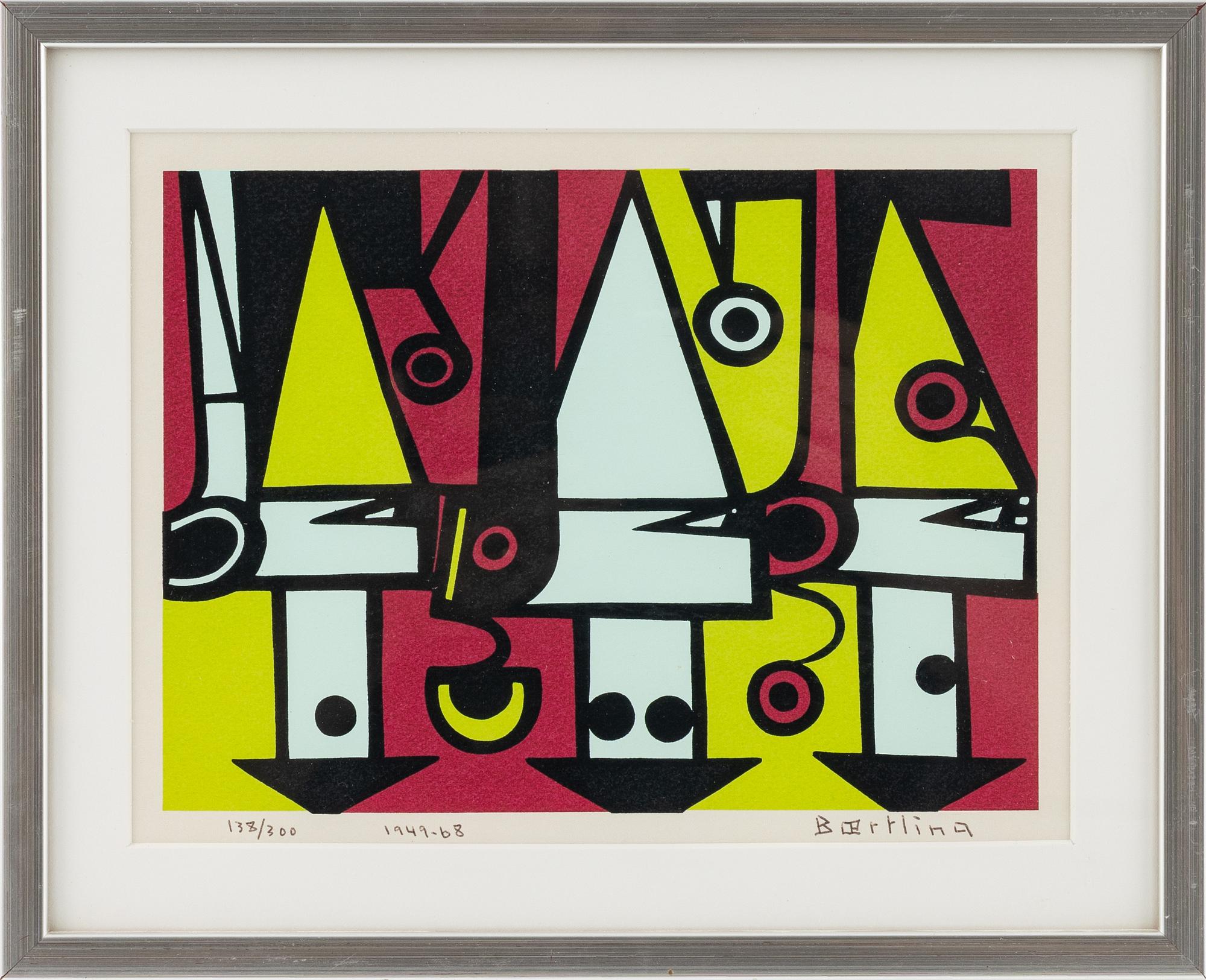 Olle Bærtling, "Intrépidité" . Ur sviten "The Angles of Open Form Infinite Space from Cinètisme to Open Form 1949 - 1968".