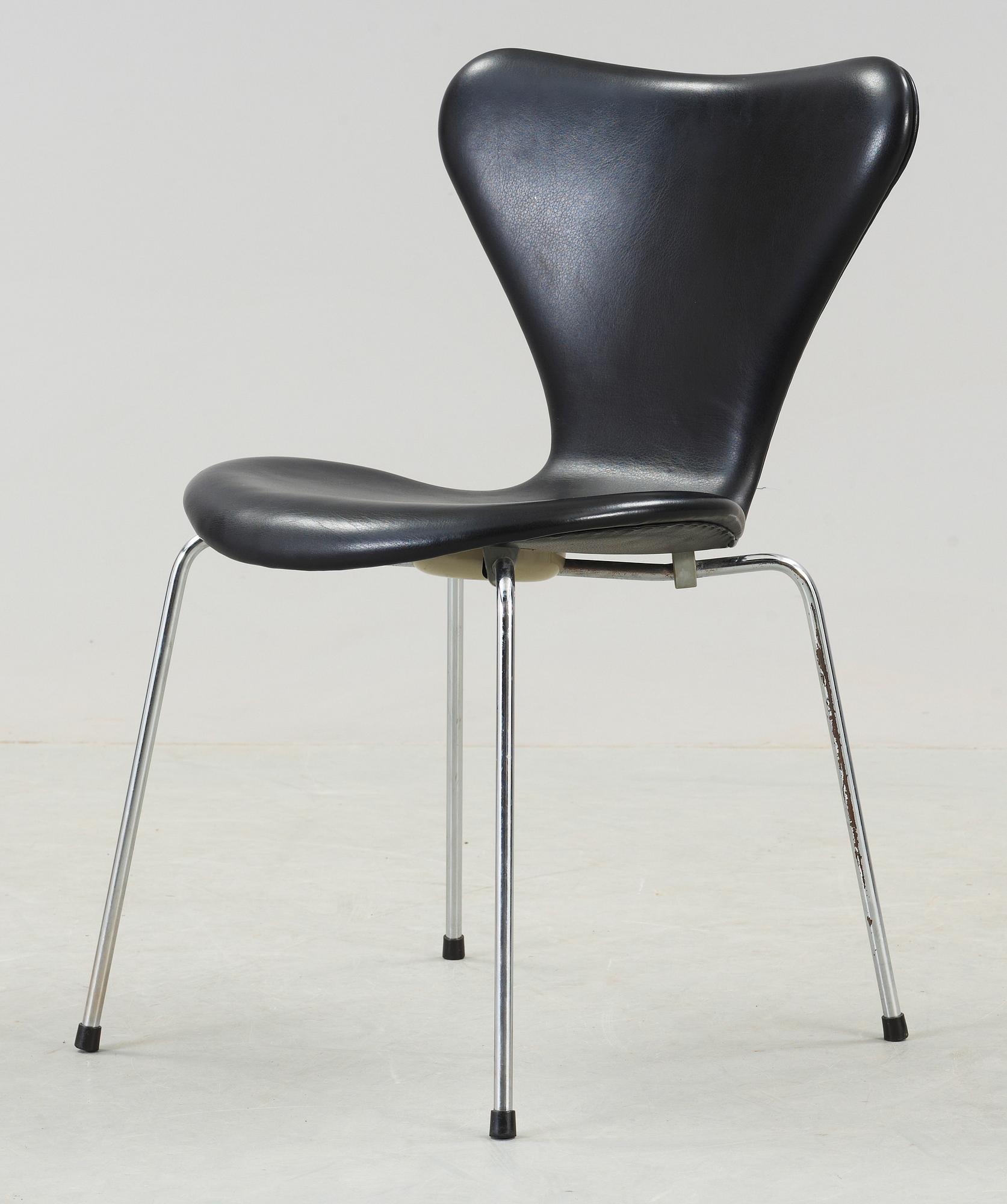 STOL, "Sjuan", Arne Jacobsen, Fritz Hansen 1973.