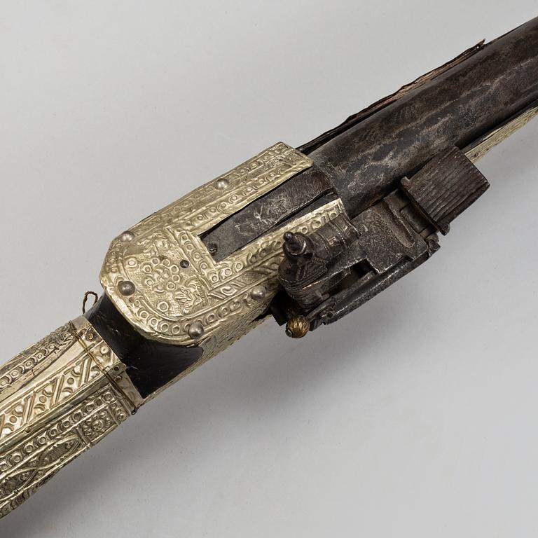 SNAPPLÅSGEVÄR, turkiskt, 1800-tal.