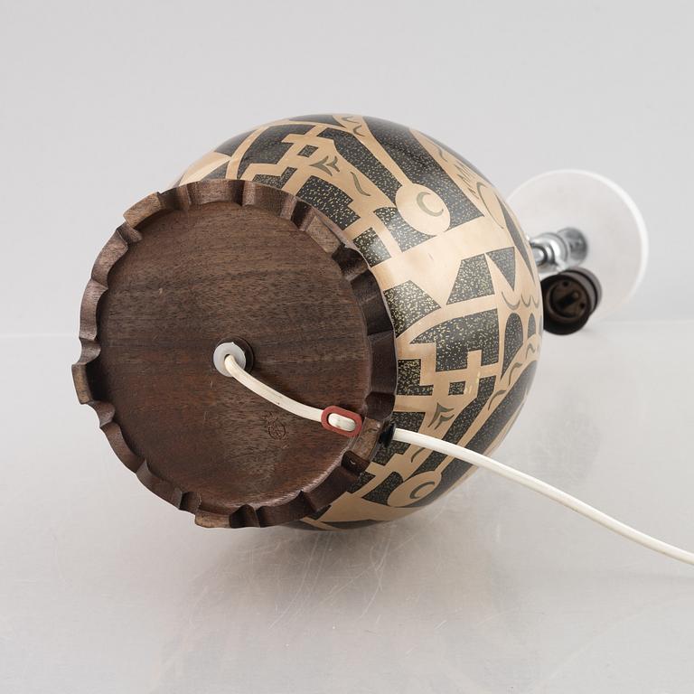 Paul Haustein, table lamp, "Congo", Württembergische Metallwarenfabrik, Germany, 1930s.