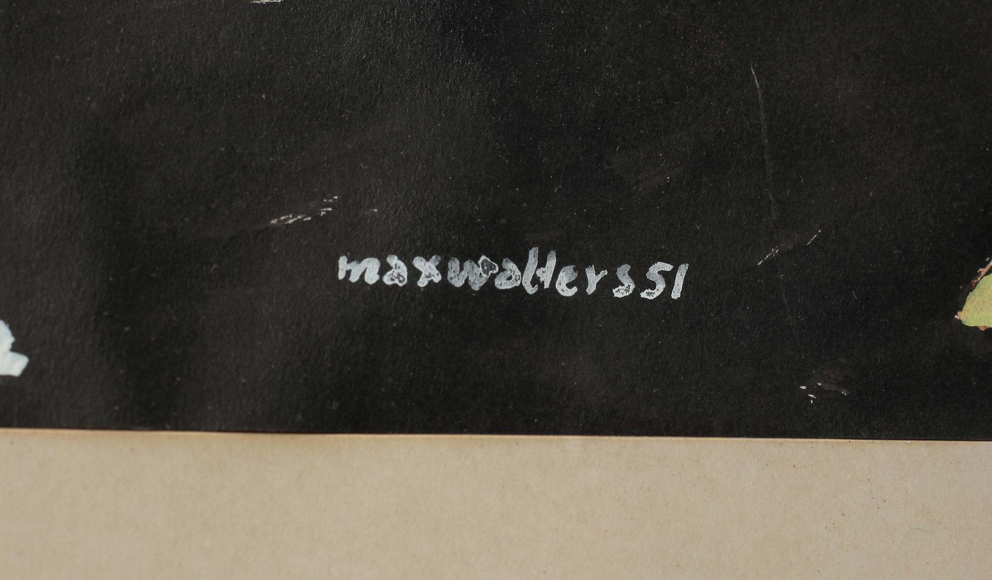 MAX WALTER SVANBERG, blandteknik, sign o dat -51.
