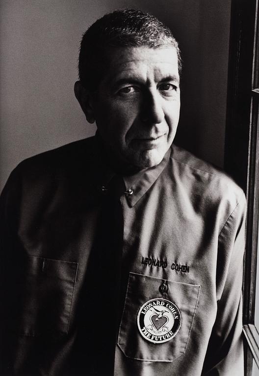 Robert Zuckerman,  "Leonard Cohen, Los Angeles", 1993.