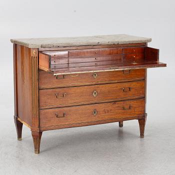 Johan Jacob Almgren, a Gustavian chest of drawers, Stockholm, late 18th Century.