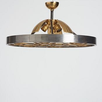 Lars Holmström, a Swedish Grace ceiling light, Arvika, Sweden 1920-30s.