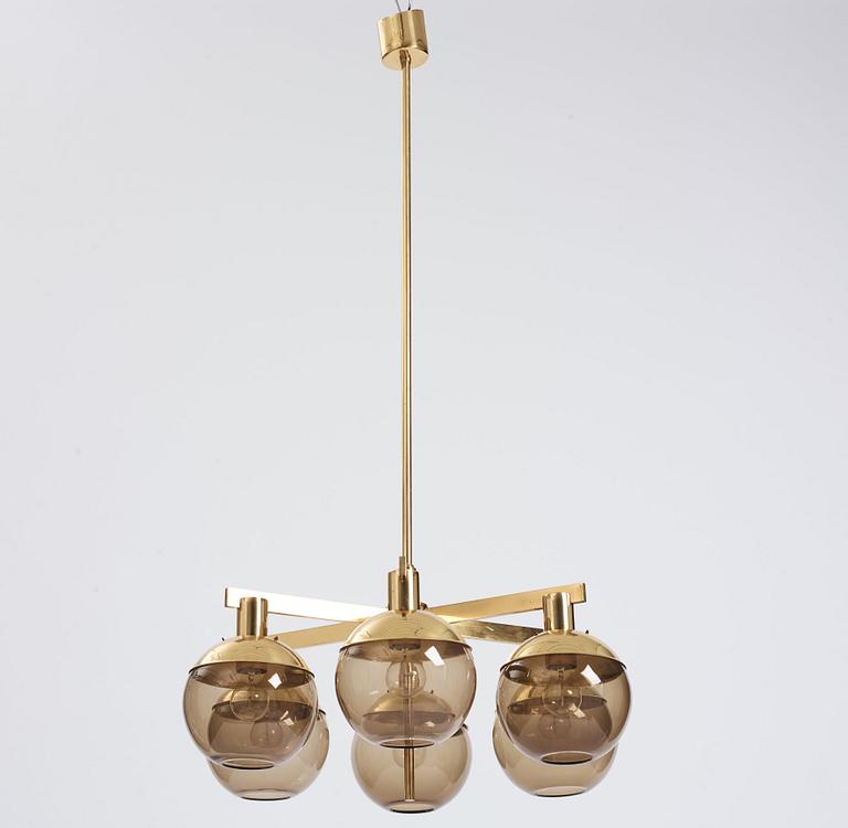 Hans-Agne Jakobsson, a pair of ceiling lamps, model "Pastoral T348/6" Hans Agne Jakobsson AB Markaryd, Sweden 1960-70's.