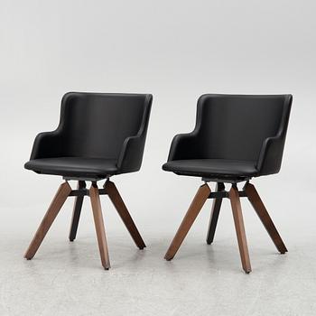 Studio Kronos, six "Mulan" chairs, Cattelan, Italia.