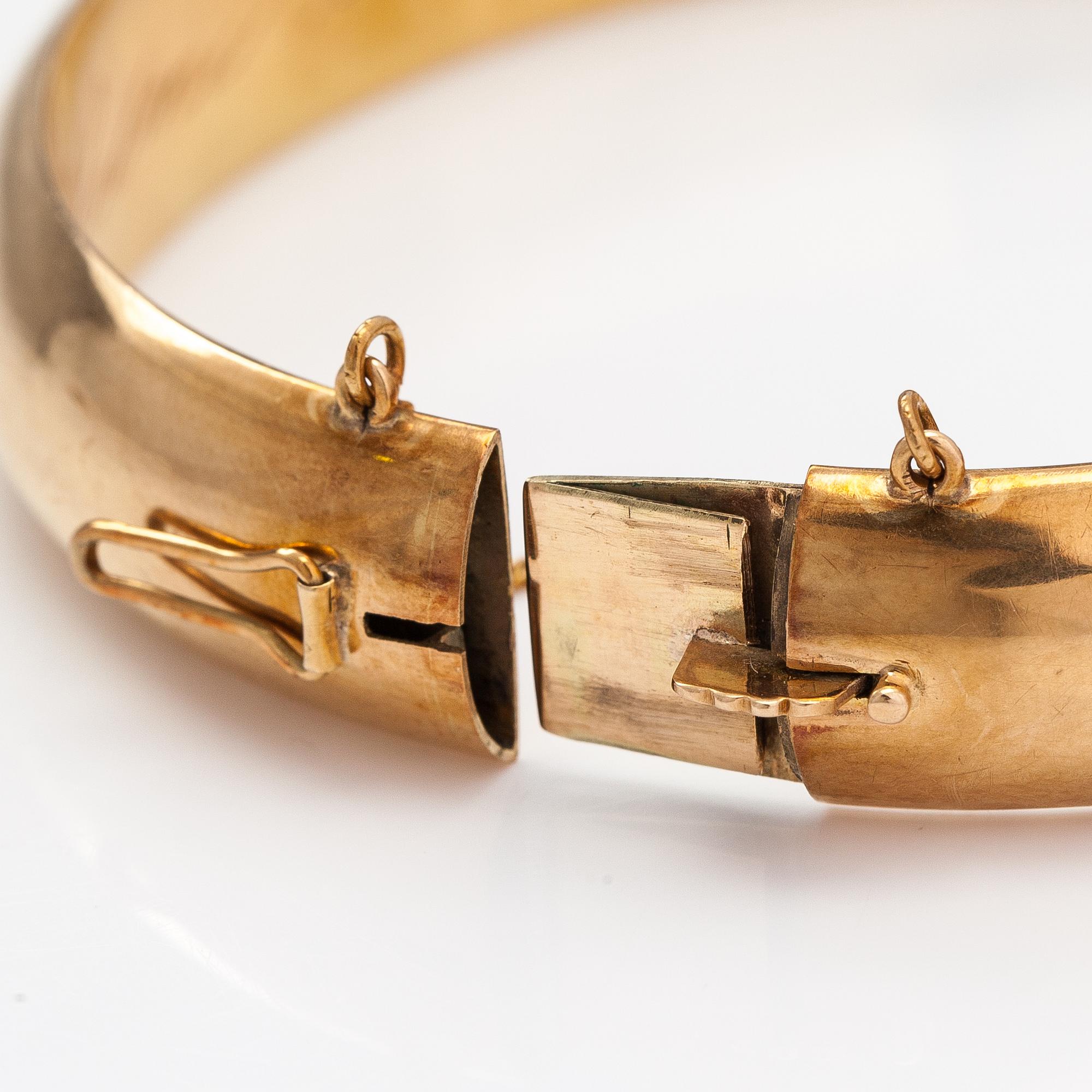 Armband, 14K guld. Åbo 1956.