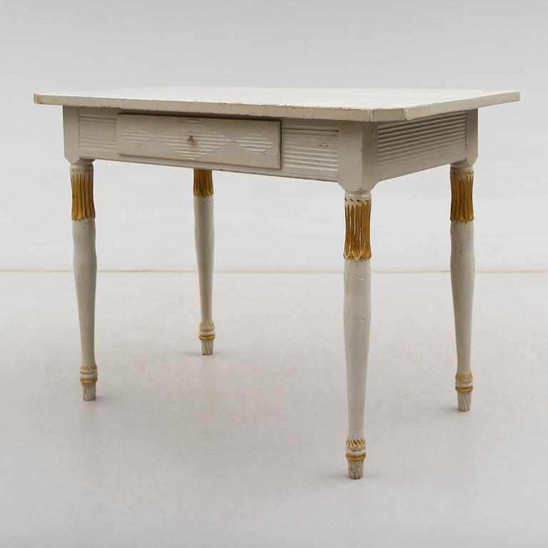 SKRIVBORD/BORD, sengustavianskt, omkring år 1800.