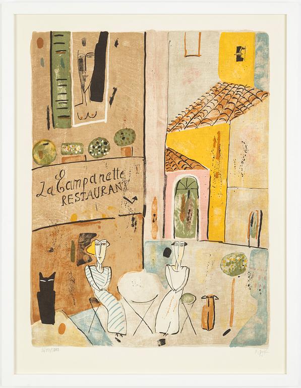 Madeleine Pyk,  "Restaurant La Campanette".