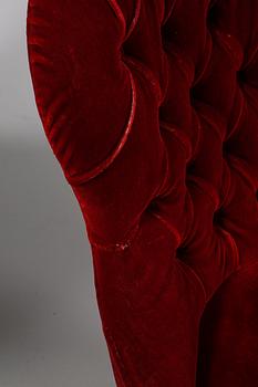 SOFFA samt FÅTÖLJ, omkring 1900-talets mitt.