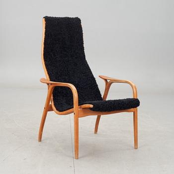 FÅTÖLJ, "Lamino", märkt Yngve Ekström, Swedese. 1960-tal.