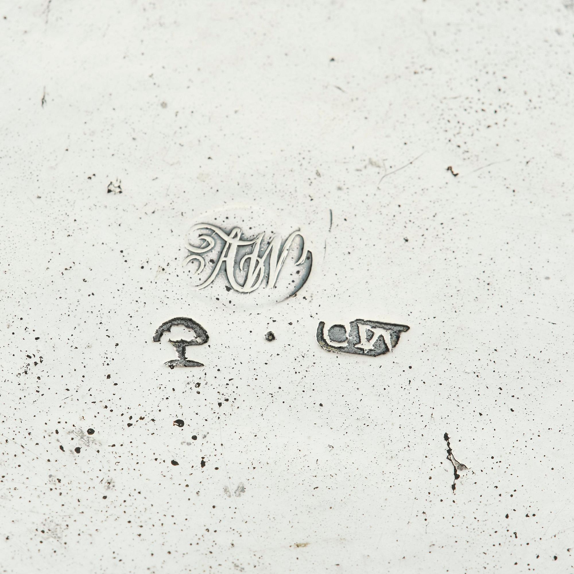 A Swedish 18th century silver bowl, mark of Christoffer Wasserman (active 1734-1770), Lindesberg.