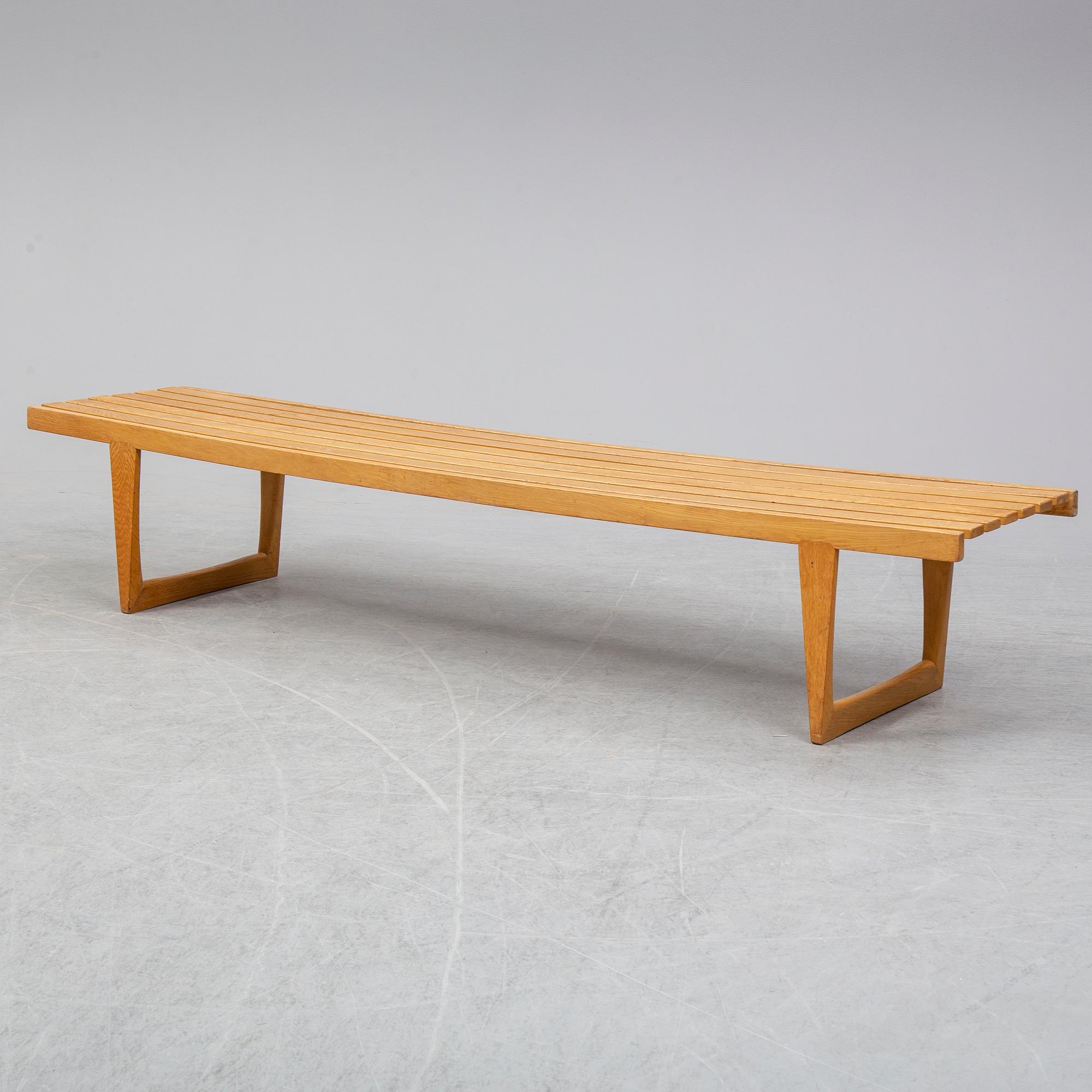 YNGVAR SANDSTRÖM, bänk, "Tokyo" Triva-serien för Nordiska Kompaniet, Formgiven 1962.
