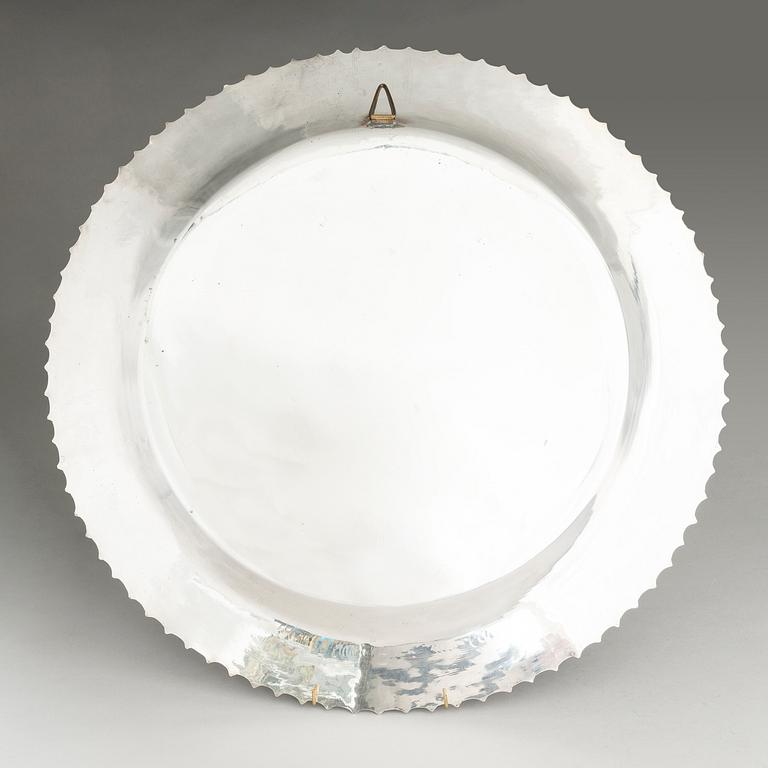 BRICKA, silver, Egypten, efter 1946.