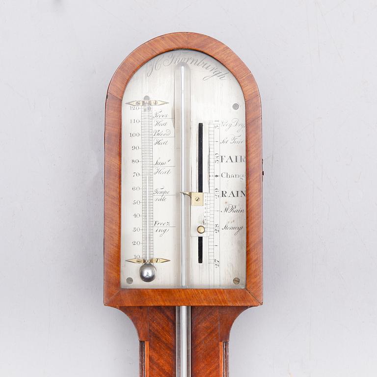 BAROMETER, H Thornburgh, England, 1800-tal.