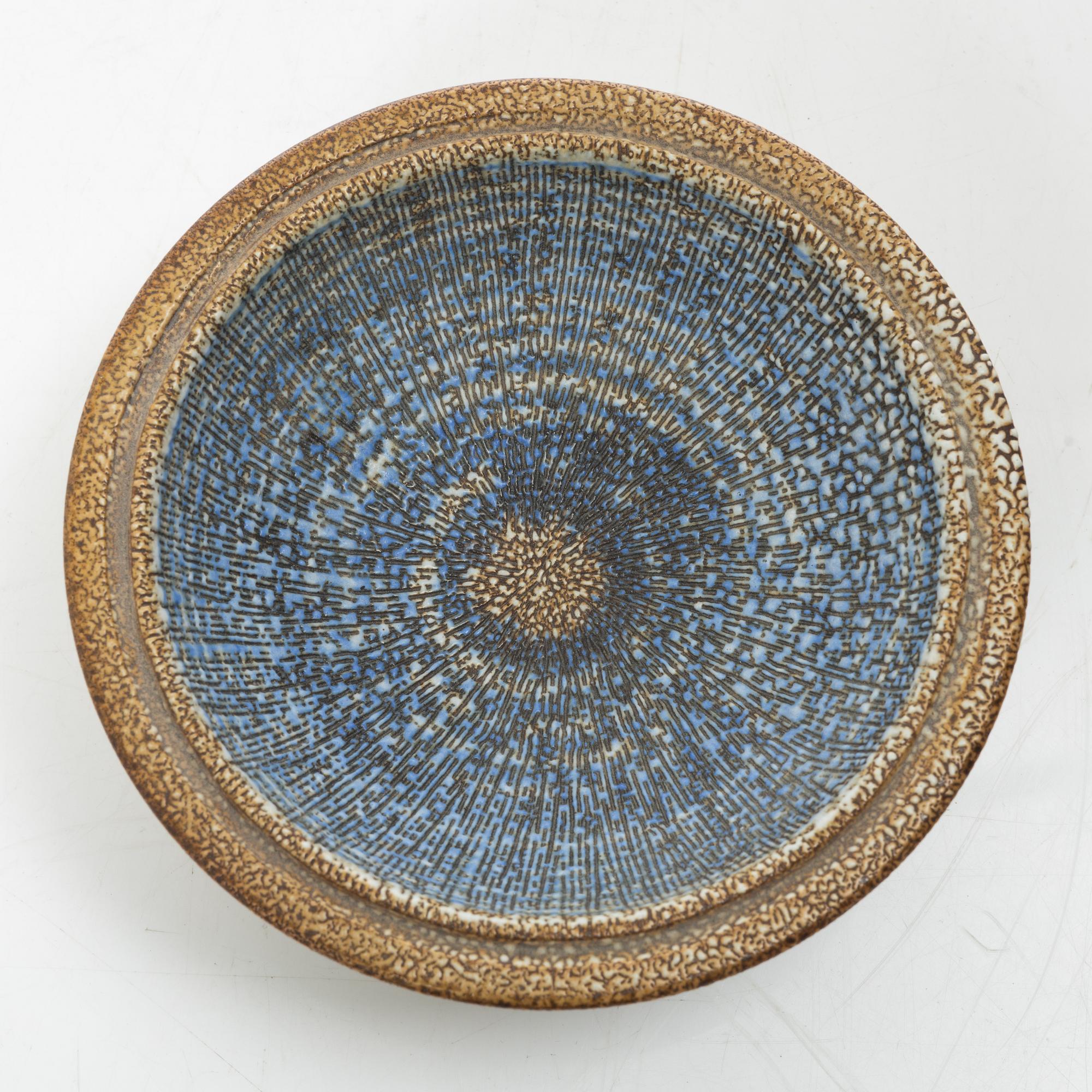 Wilhelm Kåge, a Farsta stoneware bowl, Gustavsberg Studio 1954.
