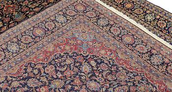 A Keshan carpet, 338 x 264 cm.