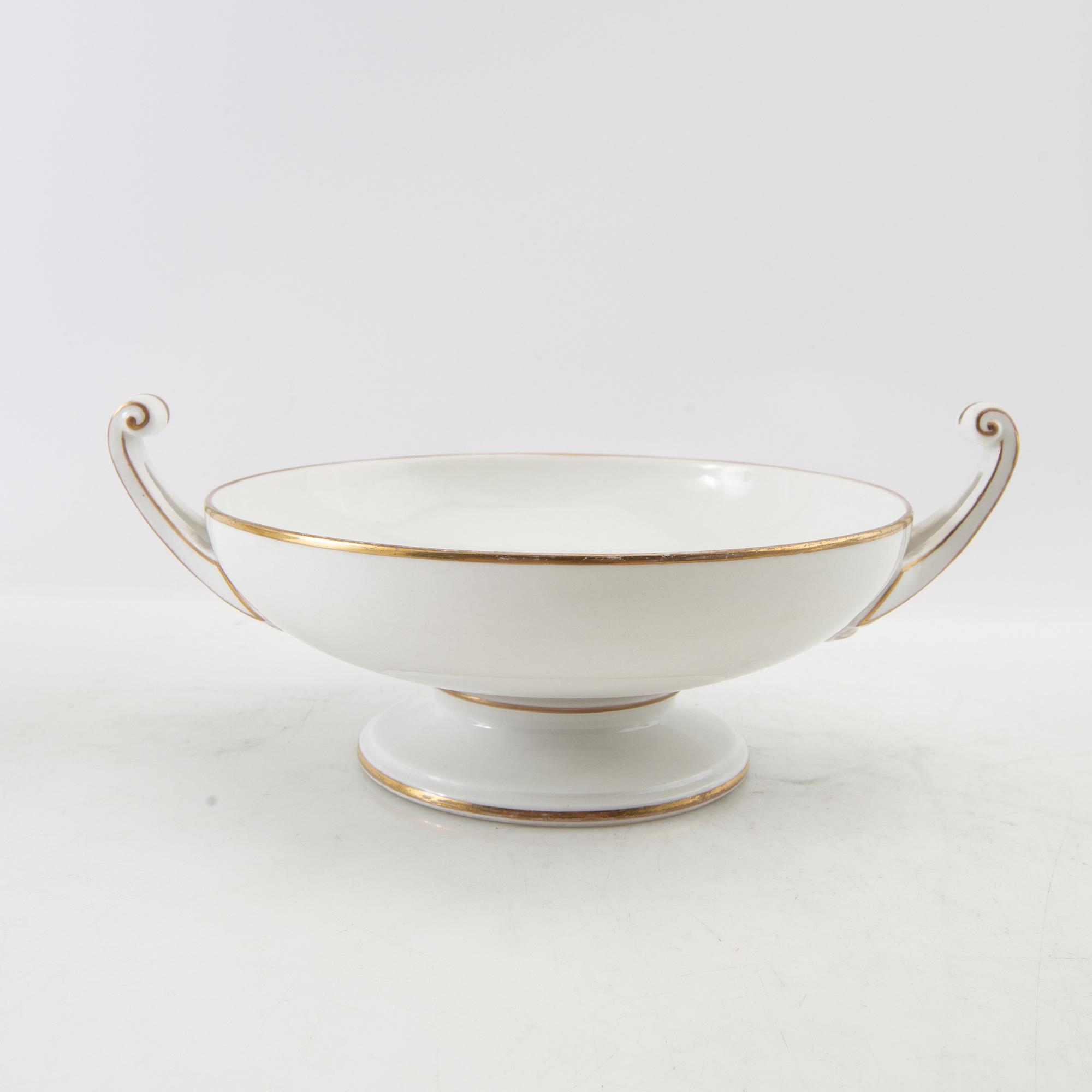 Service pieces 6 pcs Empire style including Rörstrand early 20th century porcelain.