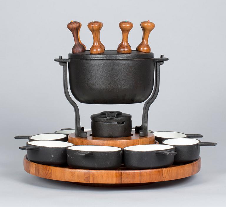 FONDUESET, Digsmed, Danmark, 1900-talets andra hälft.