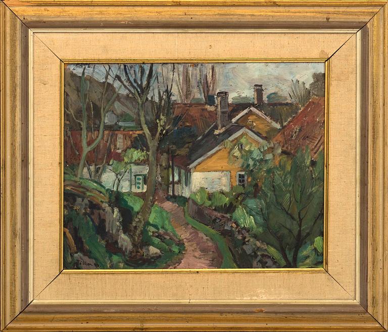 OTTO OLSEN, oil on panel signed and dated.