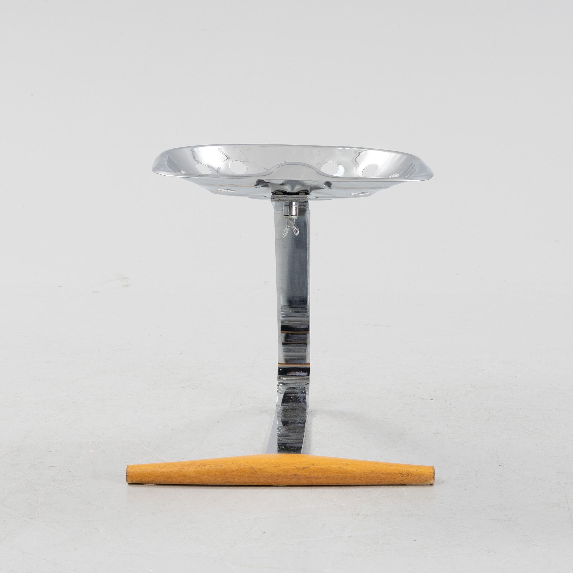Achille Castiglioni & Pier Giacomo Castiglioni, a 'Mezzadro' stool, Zanotta, Italy.