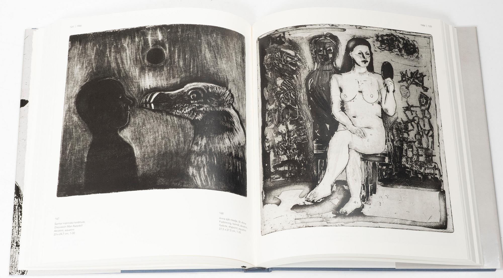 Lena Cronqvist, Catalogue raisonné, “Copper Plate Prints 1974–2009”, with “Stilleben I”, etching, signed and numbered 14/25.
