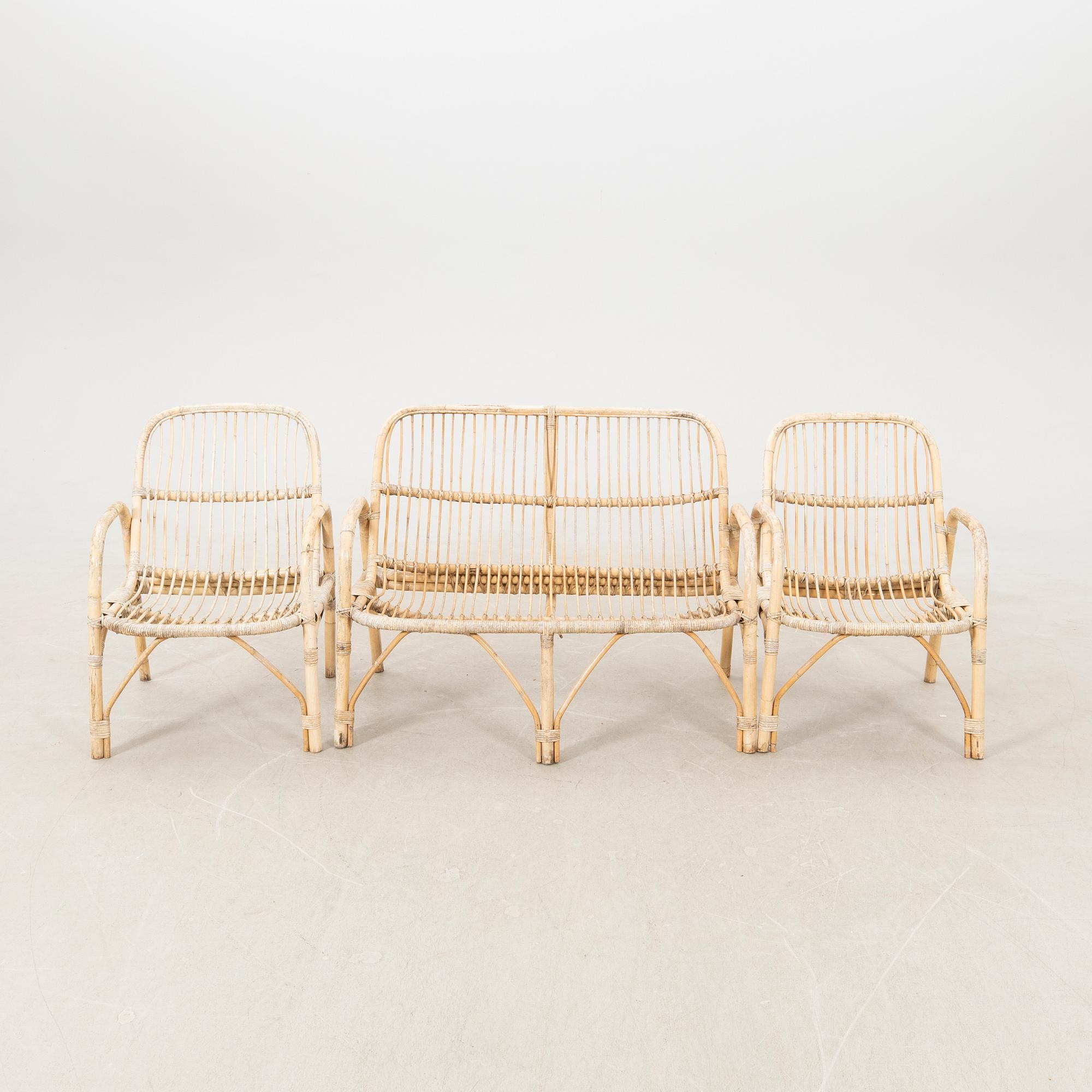 Trädgårdsgrupp 3 dlr 1900-talets mitt.