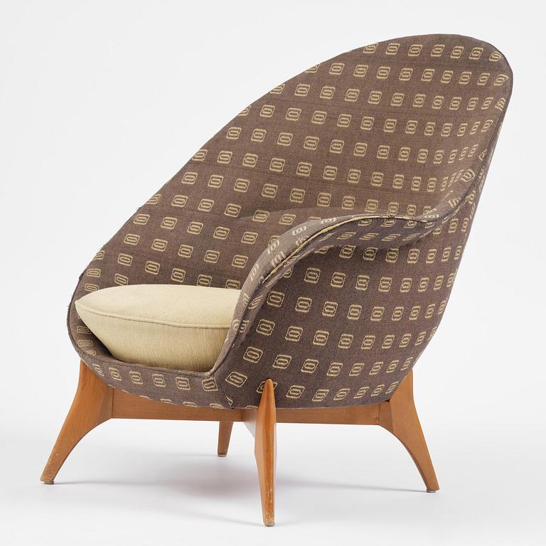 A Swedish Modern armchair, Gösta Westerberg Möbel AB, Stockholm, 1950s.