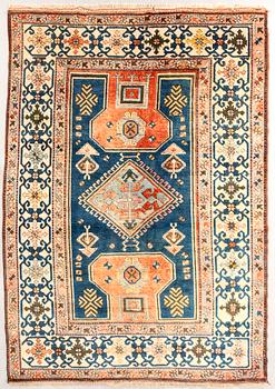 A semaintique Konya carpet ca 330x226 cm.