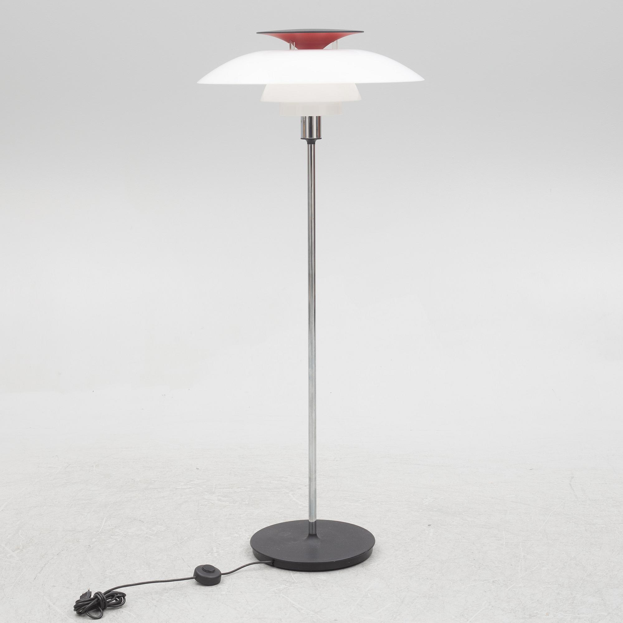 Poul Henningsen, floor lamp, "PH80", Louis Poulsen, Denmark.