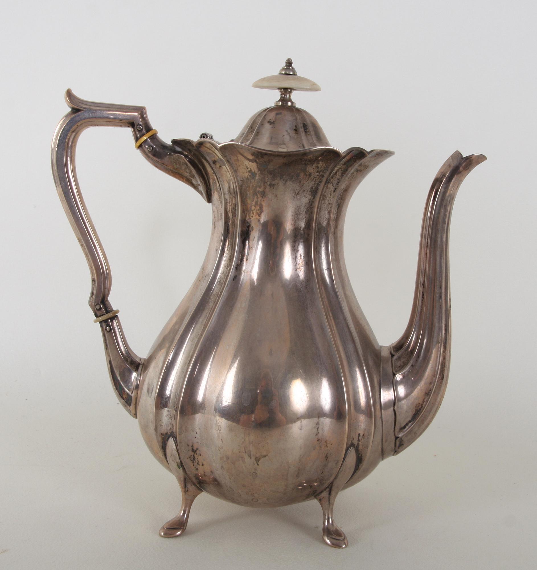 KAFFEKANNA, silver, GAB, Stockholm 1918.