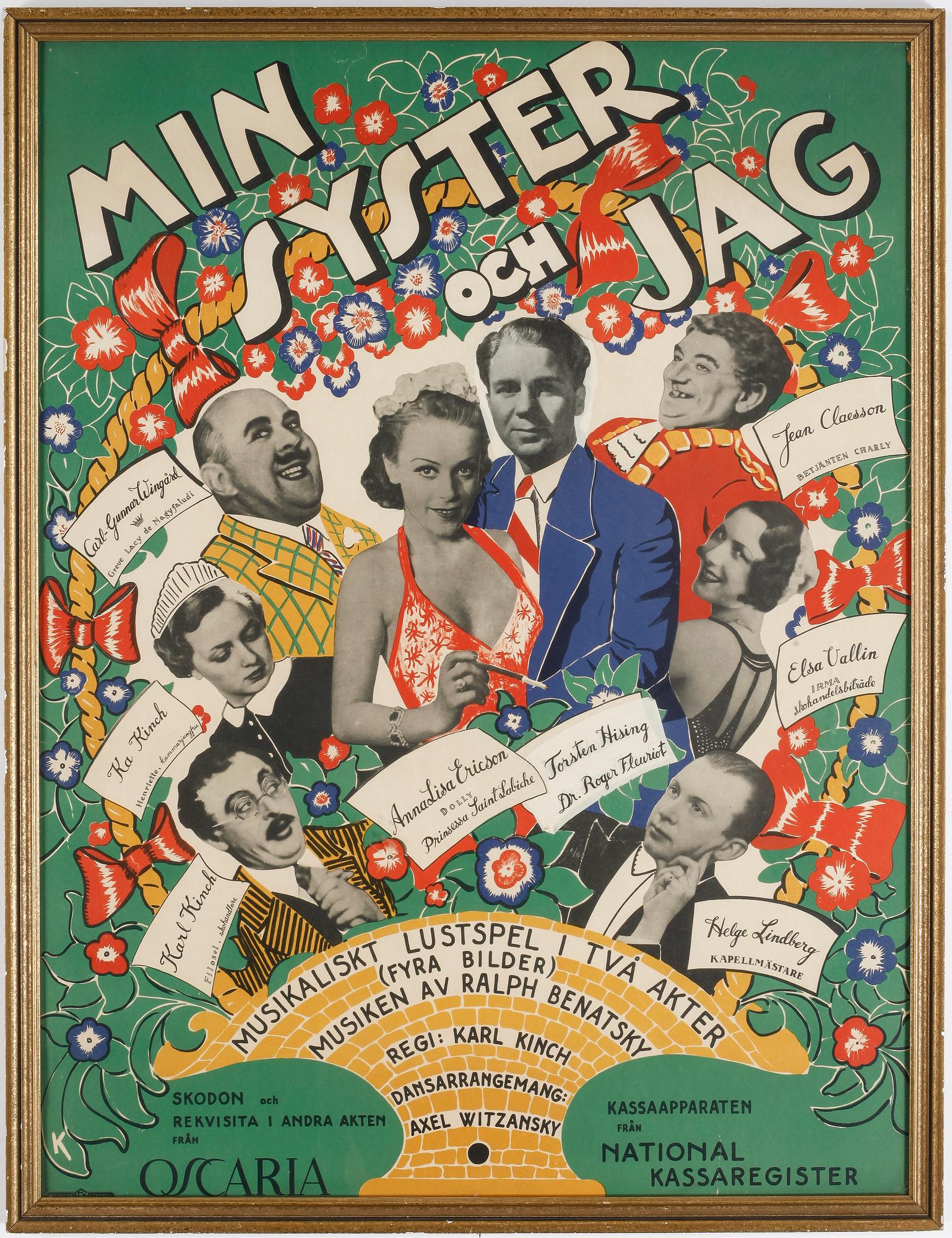 REKLAMAFFISCH, 1900-talets första hälft.