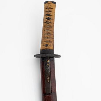 Wakizashi, mumei, Edo, 1700-tal.